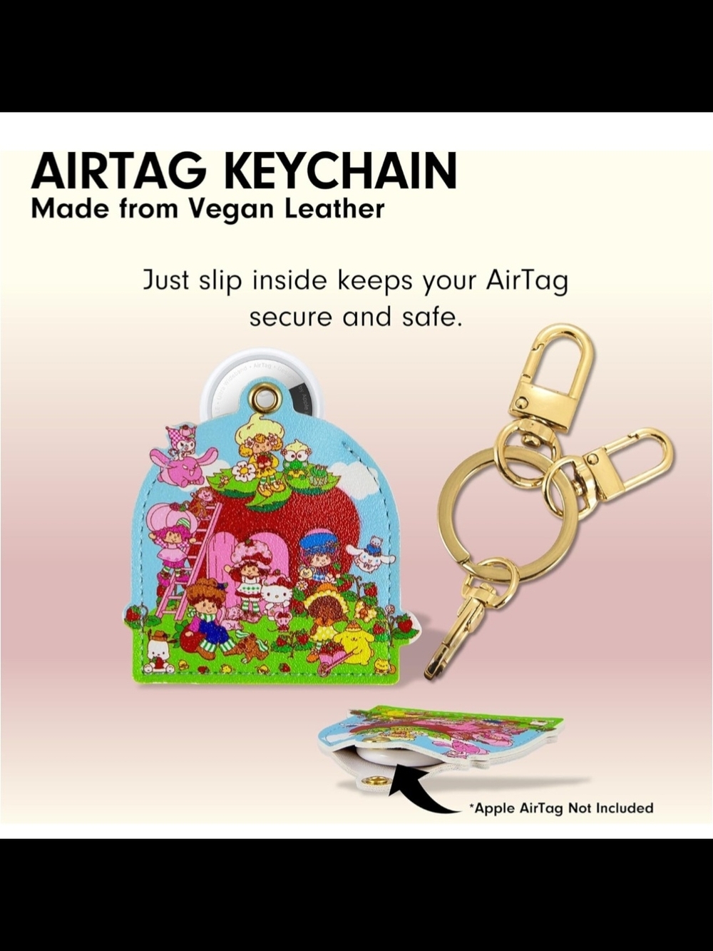 Keychain Case Compatible with Apple AirTag - Picture 3 of 5